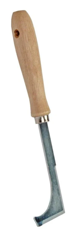 Hand Joint Scraper - Galvanized Steel - Wooden Handle