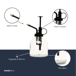 Plant Mister - Glass Transparant - 300 Ml - Spray -Optimal Glass Plant Shop EN Spray glass clear