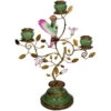 Bird Polyresin Multi Candle Holder 26x13x37cm 1 Bird Polyresin Multi Candle Holder 26x13x37cm -Optimal Glass Plant Shop KAL 4717