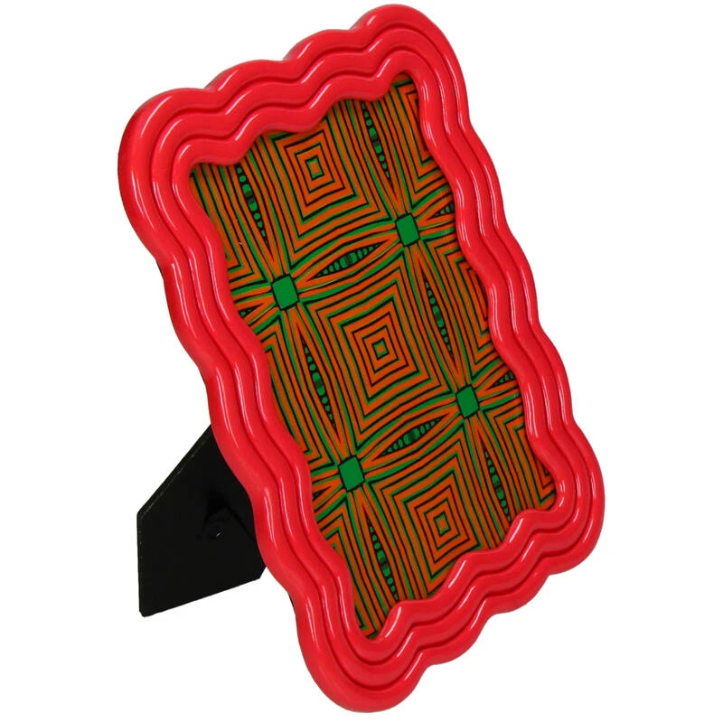 Curved Photo Frame Polyresin - Pink 4 Curved Photo Frame Polyresin - Pink - Image 2