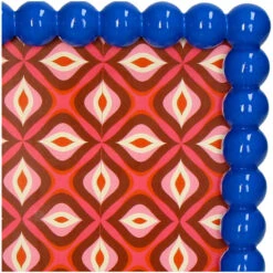 Beaded Photo Frame Polyresin – Blue -Optimal Glass Plant Shop KAL 5373 3