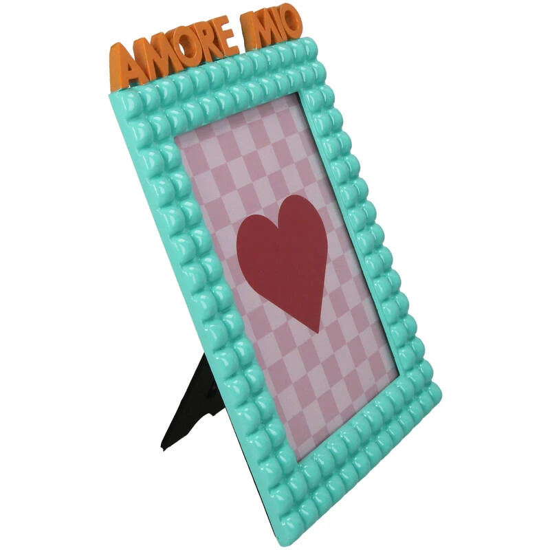 Amore Mio Polyresin Photo Frame Turquoise 13x18cm 4 Amore Mio Polyresin Photo Frame Turquoise 13x18cm - Image 2