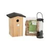 ESSCHERT DESIGN Blue Tit Package - Birdhouse And Bird Food - Garden Accessories -Optimal Glass Plant Shop Pimpelmeespakket Vogels Vogelhuis vogelvoer Trendhero