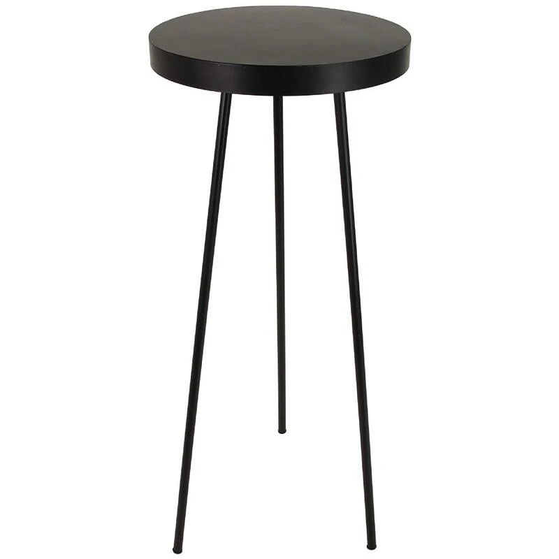 Round Table - Black Metal - Ø42,5 X ↑ 98 Cm 3 Round Table - Black Metal - Ø42,5 X ↑ 98 Cm