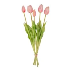 Strawberry Girl Vase + 10x Real Touch Pink Tulips – Silk Artificial Tulips -Optimal Glass Plant Shop RozeWebWit 31b5859d 9103 458a a2ab f460abd685ae