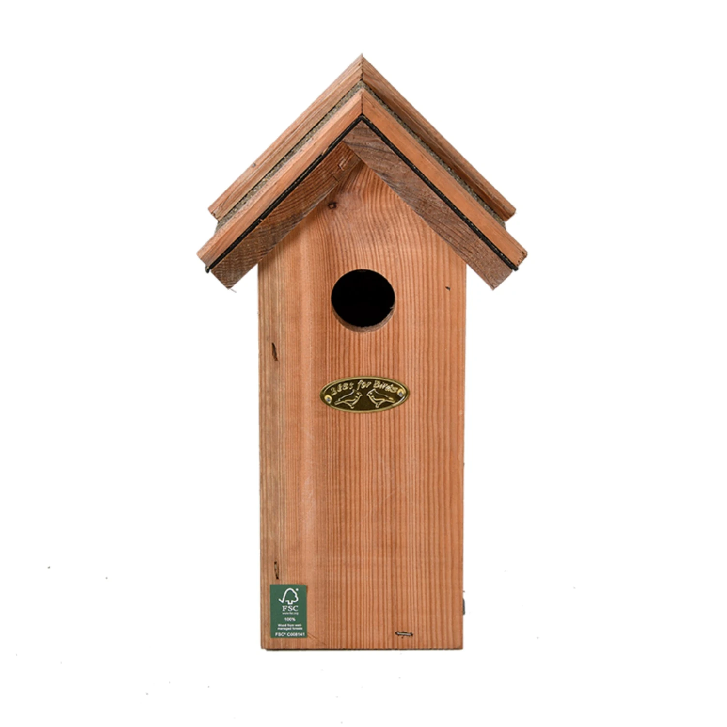 ESSCHERT DESIGN Blue Tit Birdhouse - Nesting Box - Bitumen Roof 3 ESSCHERT DESIGN Blue Tit Birdhouse - Nesting Box - Bitumen Roof