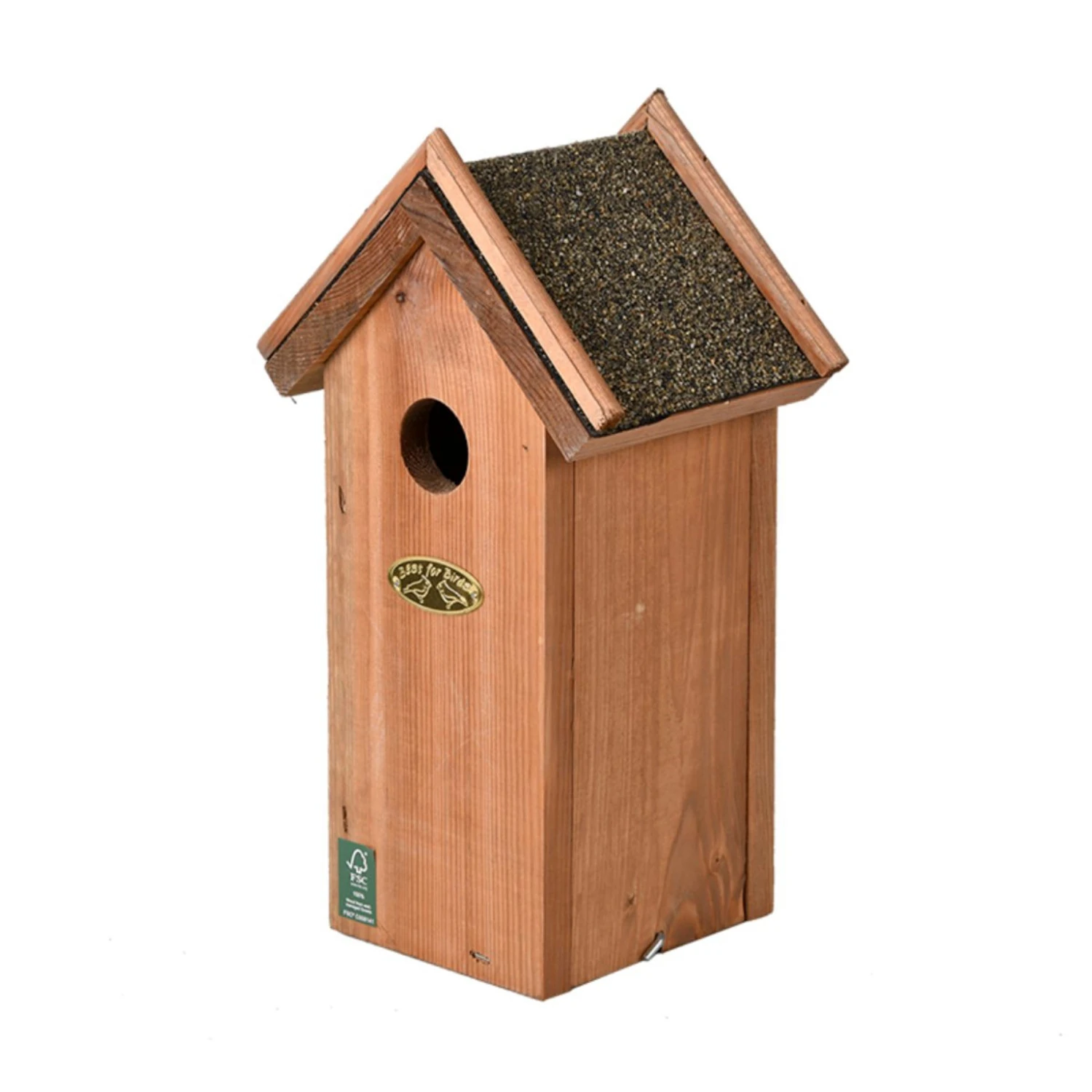 ESSCHERT DESIGN Blue Tit Birdhouse - Nesting Box - Bitumen Roof 4 ESSCHERT DESIGN Blue Tit Birdhouse - Nesting Box - Bitumen Roof - Image 2