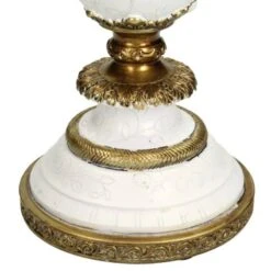 Candle Holder With White Bird - ↑ 40 Cm -Optimal Glass Plant Shop XET 7274 4