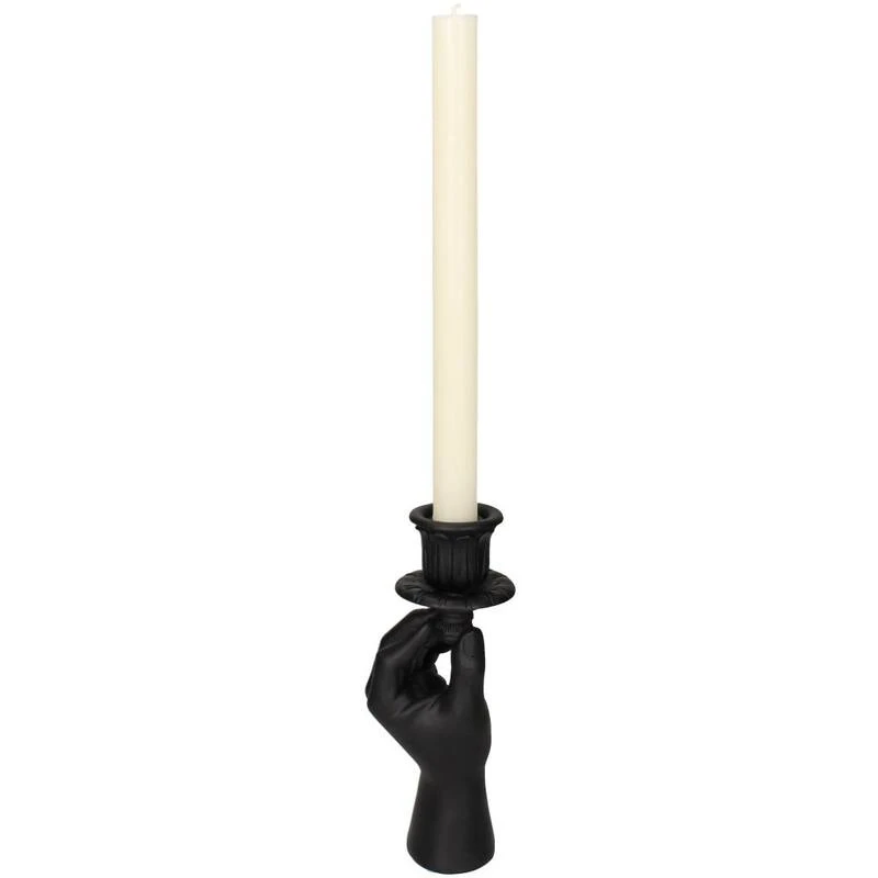 Candle Holder - Hand Black - ↑ 20 Cm 5 Candle Holder - Hand Black - ↑ 20 Cm - Image 3