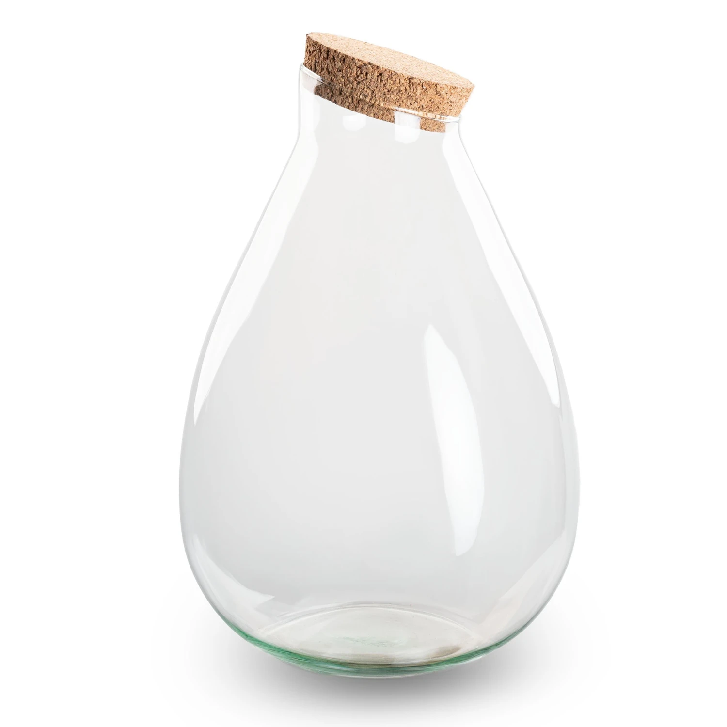 Terrarium Bottle 'Drop XL' With Cork - Closed Terrarium Ø 29 Cm ↑ 37 Cm 3 Terrarium Bottle 'Drop XL' With Cork - Closed Terrarium Ø 29 Cm ↑ 37 Cm