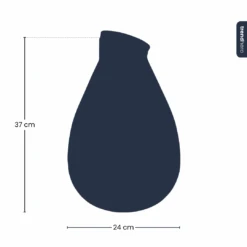 Terrarium Bottle 'Drop XL' With Cork - Closed Terrarium Ø 29 Cm ↑ 37 Cm 7 Terrarium Bottle 'Drop XL' With Cork - Closed Terrarium Ø 29 Cm ↑ 37 Cm -Optimal Glass Plant Shop drop xl terrarium silhouette trendhero