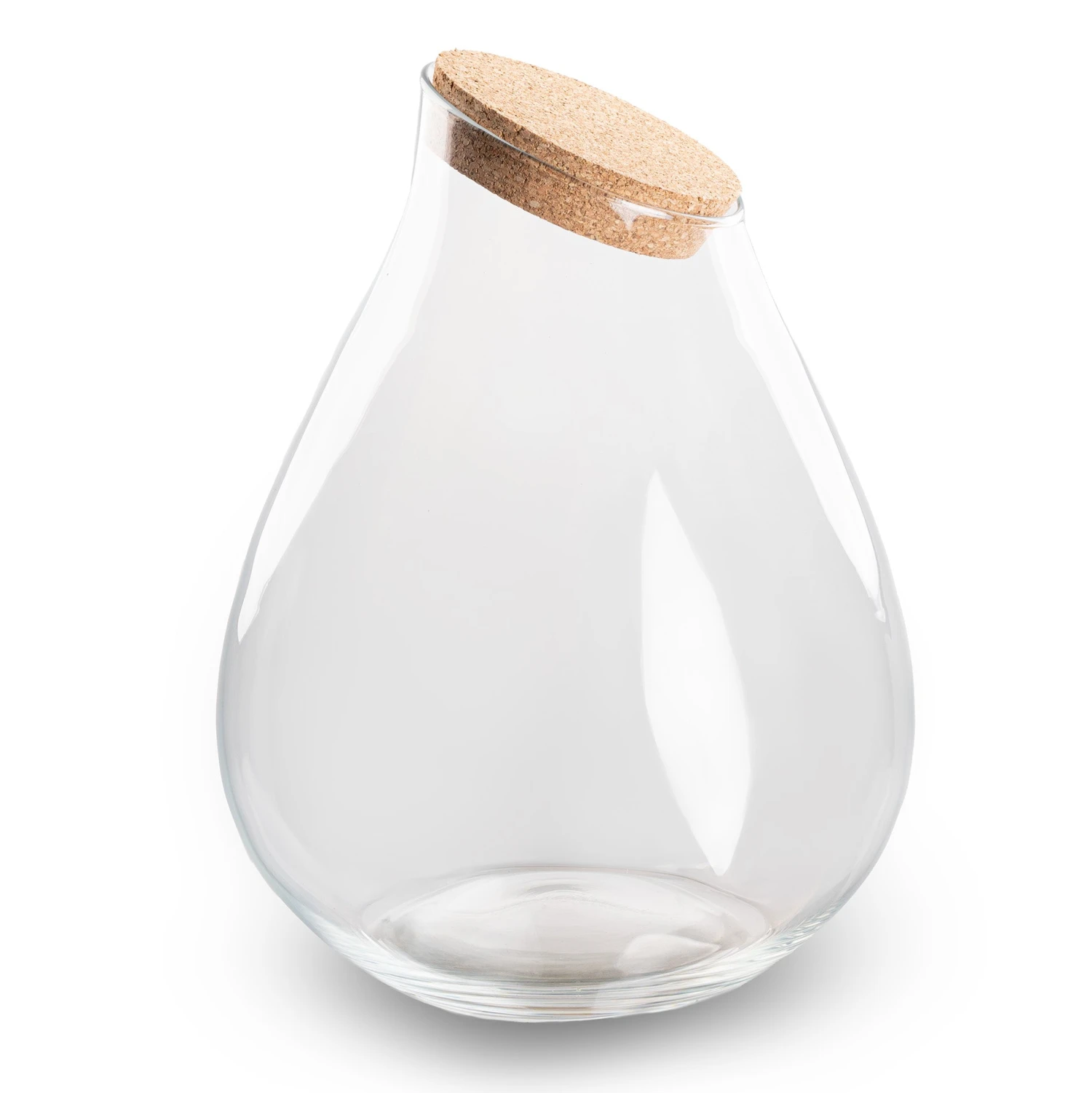 Terrarium Bottle 'Drop XXL' With Cork - Closed Terrarium Ø 34 Cm ↑ 43 Cm 3 Terrarium Bottle 'Drop XXL' With Cork - Closed Terrarium Ø 34 Cm ↑ 43 Cm