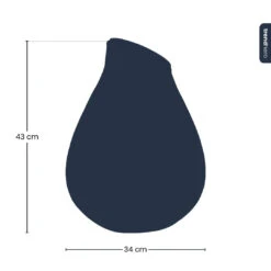 Terrarium Bottle 'Drop XXL' With Cork - Closed Terrarium Ø 34 Cm ↑ 43 Cm 7 Terrarium Bottle 'Drop XXL' With Cork - Closed Terrarium Ø 34 Cm ↑ 43 Cm -Optimal Glass Plant Shop drop xxl terrarium silhouette trendhero