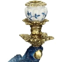 Candle Holder - Dutch Blue Parrot ↑ 40 Cm 24 Candle Holder - Dutch Blue Parrot ↑ 40 Cm -Optimal Glass Plant Shop dutch blue parrot candle stick 2 XET 58594 322ea21a 2321 413b 8d4d e340aed5ebcc