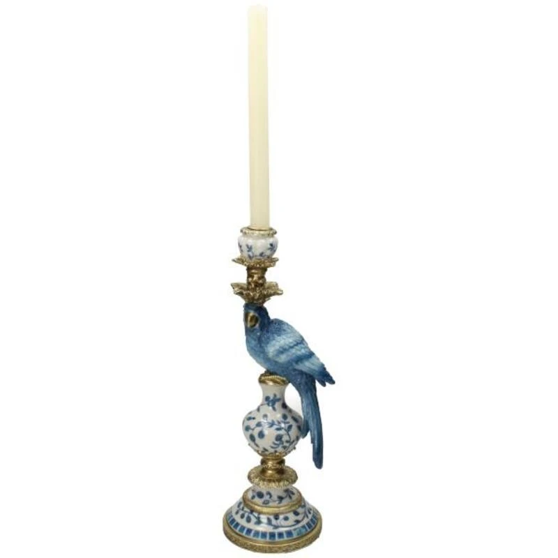 Candle Holder - Dutch Blue Parrot ↑ 40 Cm 14 Candle Holder - Dutch Blue Parrot ↑ 40 Cm - Image 12