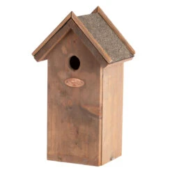 ESSCHERT DESIGN Birdhouse - Great Tit | ↑ 31.5 Cm | Nest Box | Pinewood With Bitumen Roof