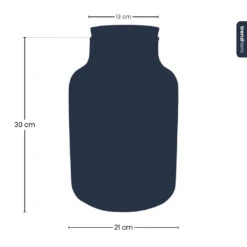 Terrarium Bottle 'Milky' With LED-lighting - Closed Terrarium Ø 21 Cm ↑ 30 Cm 11 Terrarium Bottle 'Milky' With LED-lighting - Closed Terrarium Ø 21 Cm ↑ 30 Cm -Optimal Glass Plant Shop milky terrarium silhouette trendherocopy