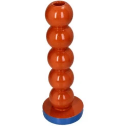 Smiley Polyresin Candle Holder Orange 9x9x26.5cm 9 Smiley Polyresin Candle Holder Orange 9x9x26.5cm -Optimal Glass Plant Shop smiley orange candle stick f68360e8 30c2 43c3 9e69 cb252f6fa496