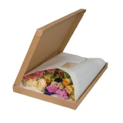 Dried Flowers In Letterbox Multi - Dried Bouquet - 35cm - Ø10