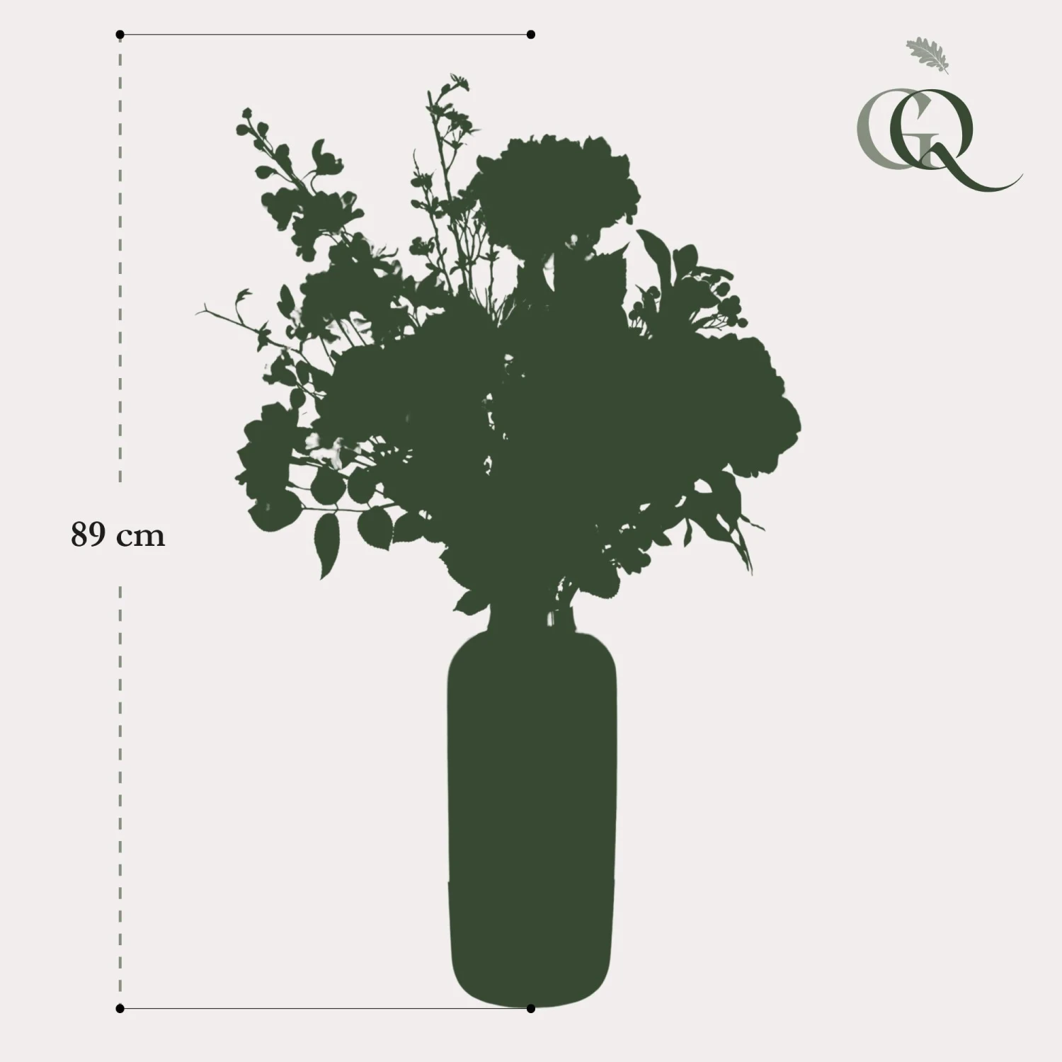 Silk Flowers Bouquet XL Pretty Pink - 89 Cm High - Artificial Flowers 7 Silk Flowers Bouquet XL Pretty Pink - 89 Cm High - Artificial Flowers - Image 5